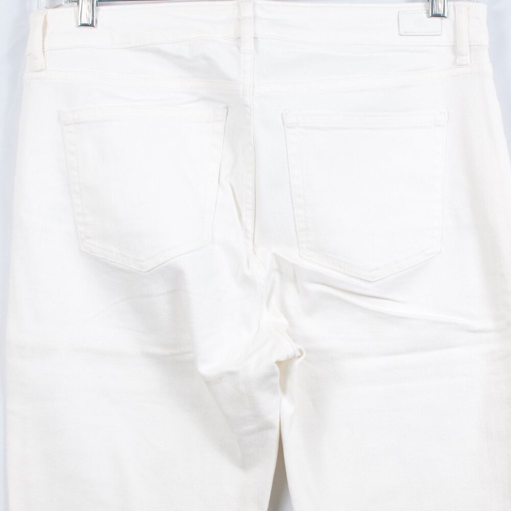 Lauren Ralph Lauren Women's Jean 10 White/Ivory Cotton Poly
